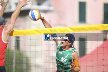 2024-06-23 - Mees Sengers (NED) in action - WORLD BEACH PRO TOUR - BEACH VOLLEY - VOLLEYBALL