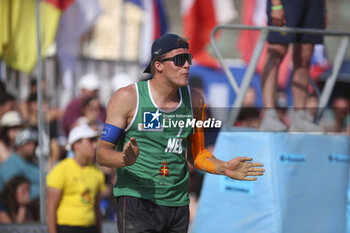 2024-06-23 - Mees Sengers (NED) in action - WORLD BEACH PRO TOUR - BEACH VOLLEY - VOLLEYBALL