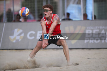 2024-06-23 - Maximilian Just (GER) in action - WORLD BEACH PRO TOUR - BEACH VOLLEY - VOLLEYBALL