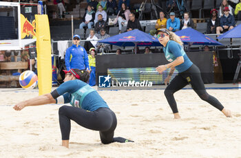 2024-07-07 - Gstaad Switzerland, 07/07/2024: Agatha Bednarczuk (BRA) in action during semi final of Swatch Beach Pro Gstaad 2024, Roy Emerson Arena in Gstaad. - SWATCH BEACH VOLLEY - BEACH VOLLEY - VOLLEYBALL