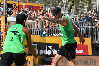 2024-09-07 - #2 LUPO D. - #1 ZAYTSEV I. (Green) vs #1 #1 SACRIPANTI M. - #2 TITTA G. (white) during 16/8 of final of Fonzies Campionato Italiano Assoluti Femminili e Maschili 2024 - Day 2 of Last Stage at Polo est Village in Bellaria-Igea Marina (RI) - CAMPIONATO ITALIANO ASSOLUTO - BEACH VOLLEY - VOLLEYBALL