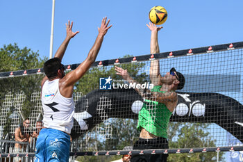 2024-09-07 - #2 LUPO D. - #1 ZAYTSEV I. (Green) vs #1 #1 SACRIPANTI M. - #2 TITTA G. (white) during 16/8 of final of Fonzies Campionato Italiano Assoluti Femminili e Maschili 2024 - Day 2 of Last Stage at Polo est Village in Bellaria-Igea Marina (RI) - CAMPIONATO ITALIANO ASSOLUTO - BEACH VOLLEY - VOLLEYBALL