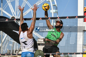 2024-09-07 - #2 LUPO D. - #1 ZAYTSEV I. (Green) vs #1 #1 SACRIPANTI M. - #2 TITTA G. (white) during 16/8 of final of Fonzies Campionato Italiano Assoluti Femminili e Maschili 2024 - Day 2 of Last Stage at Polo est Village in Bellaria-Igea Marina (RI) - CAMPIONATO ITALIANO ASSOLUTO - BEACH VOLLEY - VOLLEYBALL