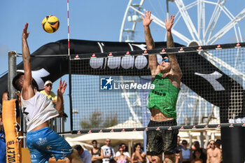 2024-09-07 - #2 LUPO D. - #1 ZAYTSEV I. (Green) vs #1 #1 SACRIPANTI M. - #2 TITTA G. (white) during 16/8 of final of Fonzies Campionato Italiano Assoluti Femminili e Maschili 2024 - Day 2 of Last Stage at Polo est Village in Bellaria-Igea Marina (RI) - CAMPIONATO ITALIANO ASSOLUTO - BEACH VOLLEY - VOLLEYBALL