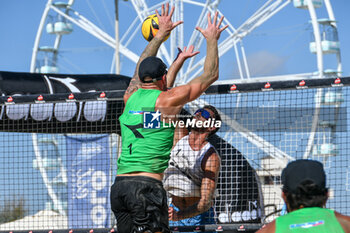 2024-09-07 - #2 LUPO D. - #1 ZAYTSEV I. (Green) vs #1 #1 SACRIPANTI M. - #2 TITTA G. (white) during 16/8 of final of Fonzies Campionato Italiano Assoluti Femminili e Maschili 2024 - Day 2 of Last Stage at Polo est Village in Bellaria-Igea Marina (RI) - CAMPIONATO ITALIANO ASSOLUTO - BEACH VOLLEY - VOLLEYBALL