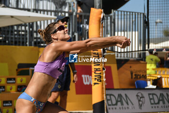 2024-09-07 - BELLIERO PICCININ J. - CAVESTRO G. (Purple) vs #2 ORSI TOTH R. - #1 BIANCHI G.. (white) during 16/8 of final of Fonzies Campionato Italiano Assoluti Femminili e Maschili 2024 - Day 2 of Last Stage at Polo est Village in Bellaria-Igea Marina (RI) - CAMPIONATO ITALIANO ASSOLUTO - BEACH VOLLEY - VOLLEYBALL