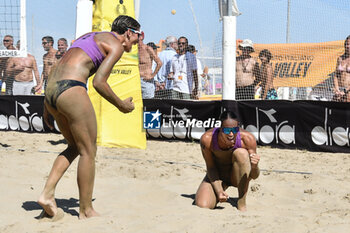 2024-09-07 - BENAZZI G. - LANTIGNOTTI M. (Purple) vs FRANZONI S. - GILI E. (white) during 16/8 of final of Fonzies Campionato Italiano Assoluti Femminili e Maschili 2024 - Day 2 of Last Stage at Polo est Village in Bellaria-Igea Marina (RI) - CAMPIONATO ITALIANO ASSOLUTO - BEACH VOLLEY - VOLLEYBALL