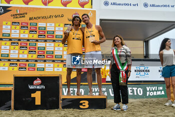 2024-09-08 - Awards ceremony time of Fonzies Campionato Italiano Assoluti Femminili e Maschili 2024 - Final day of Last Stage at Polo est Village in Bellaria-Igea Marina (RI) - CAMPIONATO ITALIANO ASSOLUTO - BEACH VOLLEY - VOLLEYBALL