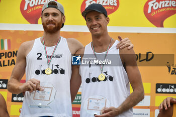 2024-09-08 - Awards ceremony time of Fonzies Campionato Italiano Assoluti Femminili e Maschili 2024 - Final day of Last Stage at Polo est Village in Bellaria-Igea Marina (RI) - CAMPIONATO ITALIANO ASSOLUTO - BEACH VOLLEY - VOLLEYBALL