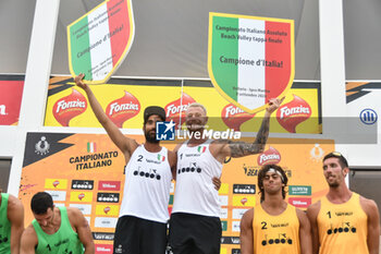 2024-09-08 - Awards ceremony time of Fonzies Campionato Italiano Assoluti Femminili e Maschili 2024 - Final day of Last Stage at Polo est Village in Bellaria-Igea Marina (RI) - CAMPIONATO ITALIANO ASSOLUTO - BEACH VOLLEY - VOLLEYBALL