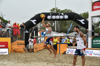 2024-09-08 - #1 BENZI D. - #2 BONIFAZI C. (Team Green) vs #1 COTTAFAVA S. - #2 BASSEREAU R. (Team White) during the final for 1°-2° place of Fonzies Campionato Italiano Assoluti Femminili e Maschili 2024 - Final day of Last Stage at Polo est Village in Bellaria-Igea Marina (RI) - CAMPIONATO ITALIANO ASSOLUTO - BEACH VOLLEY - VOLLEYBALL