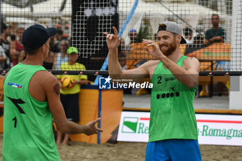 2024-09-08 - #1 BENZI D. - #2 BONIFAZI C. (Team Green) vs #1 COTTAFAVA S. - #2 BASSEREAU R. (Team White) during the final for 1°-2° place of Fonzies Campionato Italiano Assoluti Femminili e Maschili 2024 - Final day of Last Stage at Polo est Village in Bellaria-Igea Marina (RI) - CAMPIONATO ITALIANO ASSOLUTO - BEACH VOLLEY - VOLLEYBALL