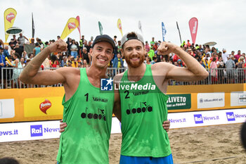 2024-09-08 - #1 BENZI D. - #2 BONIFAZI C. (Team Green) vs #1 COTTAFAVA S. - #2 BASSEREAU R. (Team White) during the final for 1°-2° place of Fonzies Campionato Italiano Assoluti Femminili e Maschili 2024 - Final day of Last Stage at Polo est Village in Bellaria-Igea Marina (RI) - CAMPIONATO ITALIANO ASSOLUTO - BEACH VOLLEY - VOLLEYBALL