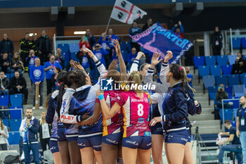 2024-01-16 - Players of Vero Volley Milano during CEV Champions League Women 2024 match between Allianz VV Milano and VakifBank Istanbul at Allianz Cloud, Milan, Italy on January 16, 2024 - ALLIANZ VV MILANO VS VAKIFBANK ISTANBUL - CHAMPIONS LEAGUE WOMEN - VOLLEYBALL