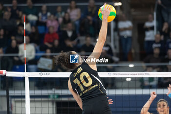 2024-01-16 - Spike of Gabriela Braga Guimaraes (VakifBank Istanbul) during CEV Champions League Women 2024 match between Allianz VV Milano and VakifBank Istanbul at Allianz Cloud, Milan, Italy on January 16, 2024 - ALLIANZ VV MILANO VS VAKIFBANK ISTANBUL - CHAMPIONS LEAGUE WOMEN - VOLLEYBALL