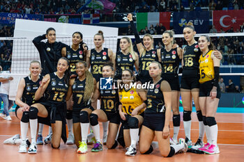 2024-01-16 - Players of VakifBank Istanbul during CEV Champions League Women 2024 match between Allianz VV Milano and VakifBank Istanbul at Allianz Cloud, Milan, Italy on January 16, 2024 - ALLIANZ VV MILANO VS VAKIFBANK ISTANBUL - CHAMPIONS LEAGUE WOMEN - VOLLEYBALL