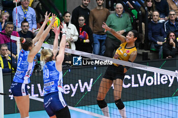 2024-02-29 - Jordan Thompson ( Vakifbank ) during VOLLEYBALL - CHAMPIONS LEAGUE WOMEN game between Prosecco Doc Imoco Conegliano and VakifBank Istanbul at Palaverde in Villorba, Italy on   February 29, 2024 - QUARTER FINALS - A.CARRARO IMOCO CONEGLIANO VS VAKIFBANK ISTANBUL - CHAMPIONS LEAGUE WOMEN - VOLLEYBALL