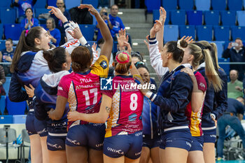 2024-03-12 - Players of Vero Volley Milano during SemiFinals of the Champions League Women between Allianz VeroVolley Milano and Fenerbahce Opet Istanbul at Allianz Cloud, Milano, Italy on March 12, 2024 - ALLIANZ VERO VOLLEY MILANO VS FENERBAHCE OPEN ISTANBUL - CHAMPIONS LEAGUE WOMEN - VOLLEYBALL