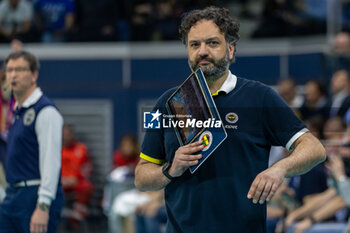 2024-03-12 - Head Coach Stefano Lavarini (Fenerbahce Opet Istanbul) during SemiFinals of the Champions League Women between Allianz VeroVolley Milano and Fenerbahce Opet Istanbul at Allianz Cloud, Milano, Italy on March 12, 2024 - ALLIANZ VERO VOLLEY MILANO VS FENERBAHCE OPEN ISTANBUL - CHAMPIONS LEAGUE WOMEN - VOLLEYBALL