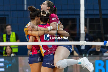 2024-03-12 - Exultation of Dana Rettke (Allianz VV Milano) and teammates during SemiFinals of the Champions League Women between Allianz VeroVolley Milano and Fenerbahce Opet Istanbul at Allianz Cloud, Milano, Italy on March 12, 2024 - ALLIANZ VERO VOLLEY MILANO VS FENERBAHCE OPEN ISTANBUL - CHAMPIONS LEAGUE WOMEN - VOLLEYBALL