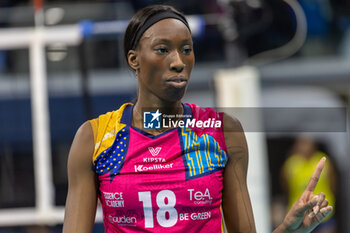 2024-03-12 - Paola Egonu (Allianz VV Milano) during SemiFinals of the Champions League Women between Allianz VeroVolley Milano and Fenerbahce Opet Istanbul at Allianz Cloud, Milano, Italy on March 12, 2024 - ALLIANZ VERO VOLLEY MILANO VS FENERBAHCE OPEN ISTANBUL - CHAMPIONS LEAGUE WOMEN - VOLLEYBALL