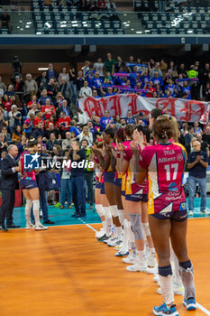2024-03-12 - Helena Cazaute (Allianz VV Milano) MVP during SemiFinals of the Champions League Women between Allianz VeroVolley Milano and Fenerbahce Opet Istanbul at Allianz Cloud, Milano, Italy on March 12, 2024 - ALLIANZ VERO VOLLEY MILANO VS FENERBAHCE OPEN ISTANBUL - CHAMPIONS LEAGUE WOMEN - VOLLEYBALL