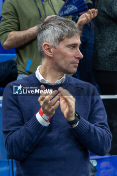 2024-03-12 - Frederic Massara (ex sports director of AC Milan) during SemiFinals of the Champions League Women between Allianz VeroVolley Milano and Fenerbahce Opet Istanbul at Allianz Cloud, Milano, Italy on March 12, 2024 - ALLIANZ VERO VOLLEY MILANO VS FENERBAHCE OPEN ISTANBUL - CHAMPIONS LEAGUE WOMEN - VOLLEYBALL