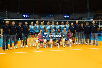 07/11/2024 - Team Vero Volley Milano during CEV Champions League Women 2025 match between Numia VV Milano and FC Porto at Opiquad Arena, Monza, Italy on November 7, 2024	 - VERO VOLLEY MILANO VS FC PORTO - CHAMPIONS LEAGUE WOMEN - VOLLEY