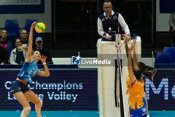 07/11/2024 - Nika Daalderop (Numia VeroVolley Milano) during CEV Champions League Women 2025 match between Numia VV Milano and FC Porto at Opiquad Arena, Monza, Italy on November 7, 2024	 - VERO VOLLEY MILANO VS FC PORTO - CHAMPIONS LEAGUE WOMEN - VOLLEY