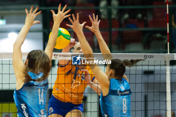 07/11/2024 - Puck Hoogers (FC Porto) during CEV Champions League Women 2025 match between Numia VV Milano and FC Porto at Opiquad Arena, Monza, Italy on November 7, 2024	 - VERO VOLLEY MILANO VS FC PORTO - CHAMPIONS LEAGUE WOMEN - VOLLEY