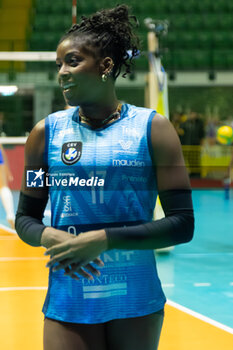 07/11/2024 - Myriam Sylla (Numia VeroVolley Milano) during CEV Champions League Women 2025 match between Numia VV Milano and FC Porto at Opiquad Arena, Monza, Italy on November 7, 2024	 - VERO VOLLEY MILANO VS FC PORTO - CHAMPIONS LEAGUE WOMEN - VOLLEY