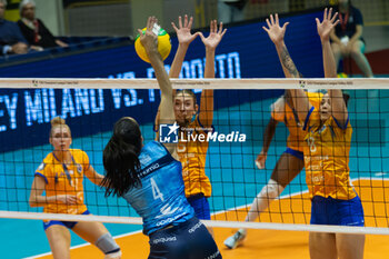 07/11/2024 - Radostina Marinova (Numia VeroVolley Milano) during CEV Champions League Women 2025 match between Numia VV Milano and FC Porto at Opiquad Arena, Monza, Italy on November 7, 2024	 - VERO VOLLEY MILANO VS FC PORTO - CHAMPIONS LEAGUE WOMEN - VOLLEY