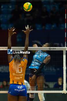 07/11/2024 - Myriam Sylla (Numia VeroVolley Milano) during CEV Champions League Women 2025 match between Numia VV Milano and FC Porto at Opiquad Arena, Monza, Italy on November 7, 2024	 - VERO VOLLEY MILANO VS FC PORTO - CHAMPIONS LEAGUE WOMEN - VOLLEY