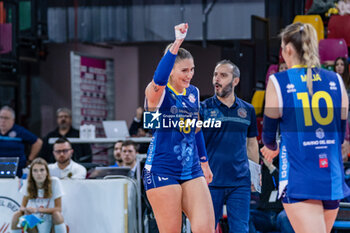 06/11/2024 - Camilla Mingardi (Savino Del Bene Scandicci) exultation - SAVINO DEL BENE SCANDICCI VS CSO VOLUNTARI 2005 - CHAMPIONS LEAGUE WOMEN - VOLLEY