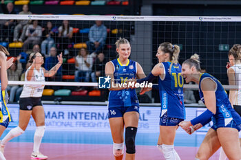 06/11/2024 - Indy Baijens (Savino Del Bene Scandicci) happiness - SAVINO DEL BENE SCANDICCI VS CSO VOLUNTARI 2005 - CHAMPIONS LEAGUE WOMEN - VOLLEY