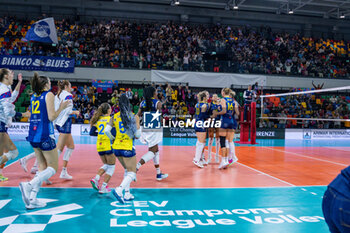 06/11/2024 - Savino Del Bene Scandicci players celebrate the match point - SAVINO DEL BENE SCANDICCI VS CSO VOLUNTARI 2005 - CHAMPIONS LEAGUE WOMEN - VOLLEY