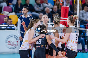 06/11/2024 - C.S.O. VOLUNTARI 2005 exultation - SAVINO DEL BENE SCANDICCI VS CSO VOLUNTARI 2005 - CHAMPIONS LEAGUE WOMEN - VOLLEY