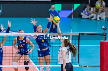 06/11/2024 - Lindsey Ruddins (Savino Del Bene Scandicci) - SAVINO DEL BENE SCANDICCI VS CSO VOLUNTARI 2005 - CHAMPIONS LEAGUE WOMEN - VOLLEY