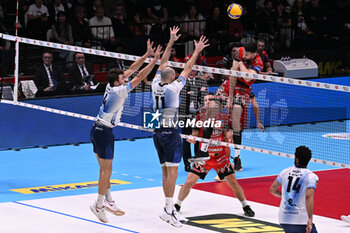 2024-01-28 - Spike of Sebastian Sole ( Sir Susa Vim Perugia ) - SIR SUSA VIM PERUGIA VS MINT VERO VOLLEY MONZA - ITALIAN CUP - VOLLEYBALL