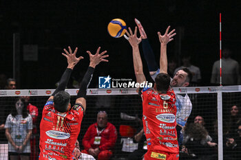 2024-01-28 - Spike of Sebastian Sole ( Sir Susa Vim Perugia ) - SIR SUSA VIM PERUGIA VS MINT VERO VOLLEY MONZA - ITALIAN CUP - VOLLEYBALL