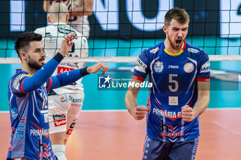 2024-11-20 - Exultation by Andrei Butnaru - Arcada Galati - ITAS TRENTINO VS CS ARCADA GALATI - CEV EUROVOLLEY MEN - VOLLEYBALL