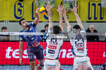 2024-11-20 - Spike by Alexandru Rata - Arcada Galati - ITAS TRENTINO VS CS ARCADA GALATI - CEV EUROVOLLEY MEN - VOLLEYBALL