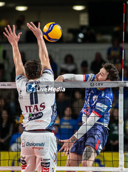 2024-11-20 - Spike by Steven Marshall - Arcada Galati - ITAS TRENTINO VS CS ARCADA GALATI - CEV EUROVOLLEY MEN - VOLLEYBALL