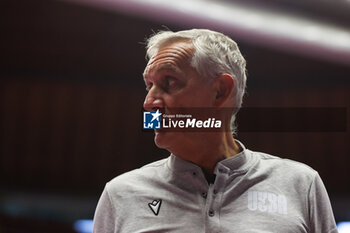 2024-09-08 - Gianni Caprara Head Coach of UYBA E-Work Volley Busto Arsizio looks on during Volley 2024/25 UYBA CUP at E-Work Arena - UYBA VOLLEY BUSTO ARSIZIO - RITRATTI - EVENTS - VOLLEYBALL