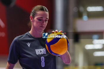 2024-09-08 - Giuditta Lualdi #8 of UYBA E-Work Volley Busto Arsizio seen in action during Volley 2024/25 UYBA CUP at E-Work Arena - UYBA VOLLEY BUSTO ARSIZIO - RITRATTI - EVENTS - VOLLEYBALL