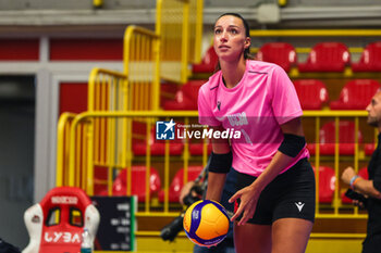 2024-09-08 - Rebecca Piva #4 of UYBA E-Work Volley Busto Arsizio seen in action during Volley 2024/25 UYBA CUP at E-Work Arena - UYBA VOLLEY BUSTO ARSIZIO - RITRATTI - EVENTS - VOLLEYBALL