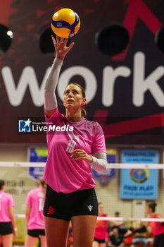 2024-09-08 - Jennifer Boldini #19 of UYBA E-Work Volley Busto Arsizio seen in action during Volley 2024/25 UYBA CUP at E-Work Arena - UYBA VOLLEY BUSTO ARSIZIO - RITRATTI - EVENTS - VOLLEYBALL