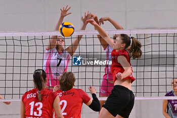 14/09/2024 - Actions of the game and players' images during the match between IDresdner Sportclub 1898 (GER) vs Volleyball Club OTP Banka Branik (SLO) at Dresdner Sportclub 1898 (GER) vs Volleyball Club OTP Banka Branik (SLO) Zoppas Arena Conegliano 14 September 2024, in the 2° Trofeo Citta di Conegliano - 2° TORNEO CITTà DI CONEGLIANO - DRESDNER SPORTCLUB VS VOLLEYBALL CLUB OTP - EVENTI - VOLLEY