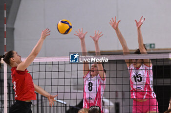 14/09/2024 - Actions of the game and players' images during the match between IDresdner Sportclub 1898 (GER) vs Volleyball Club OTP Banka Branik (SLO) at Dresdner Sportclub 1898 (GER) vs Volleyball Club OTP Banka Branik (SLO) Zoppas Arena Conegliano 14 September 2024, in the 2° Trofeo Citta di Conegliano - 2° TORNEO CITTà DI CONEGLIANO - DRESDNER SPORTCLUB VS VOLLEYBALL CLUB OTP - EVENTI - VOLLEY