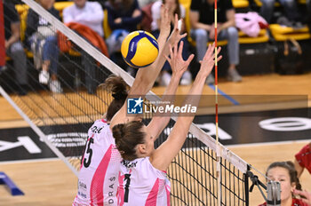 14/09/2024 - Actions of the game and players' images during the match between IDresdner Sportclub 1898 (GER) vs Volleyball Club OTP Banka Branik (SLO) at Dresdner Sportclub 1898 (GER) vs Volleyball Club OTP Banka Branik (SLO) Zoppas Arena Conegliano 14 September 2024, in the 2° Trofeo Citta di Conegliano - 2° TORNEO CITTà DI CONEGLIANO - DRESDNER SPORTCLUB VS VOLLEYBALL CLUB OTP - EVENTI - VOLLEY